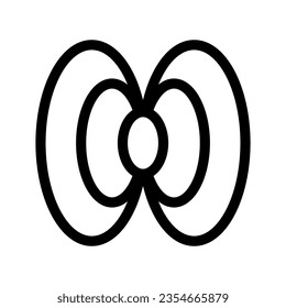 Black Hole Icon Vector Symbol Design Illustration