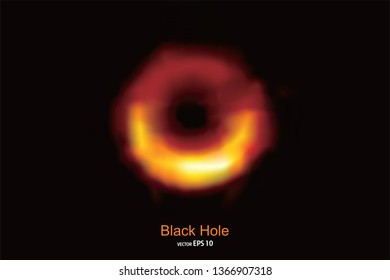Black Hole , illustration vector