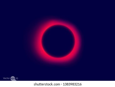 The Black Hole Illustration Vector