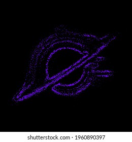 Black hole, a region of spacetime where gravity is so strong that nothing can escape from it.
