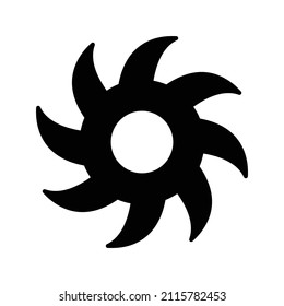 Black, hole, singularity icon. Black vector graphics.