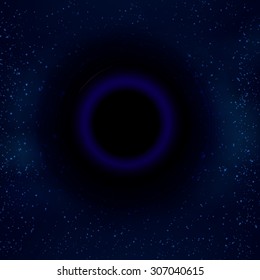 Black hole in space