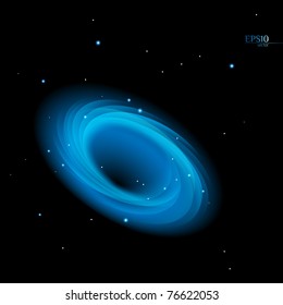 Black hole in space