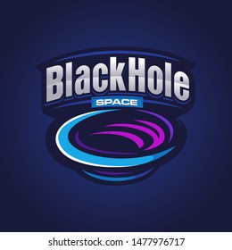 Black Hole Space Star Logo