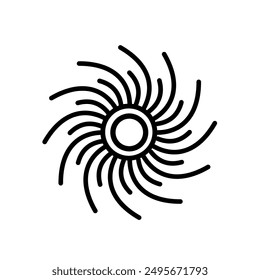 Agujero negro - Icono de Vector	