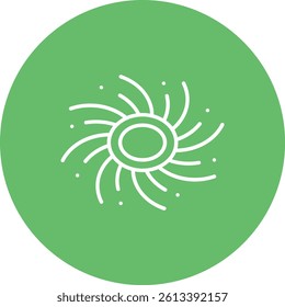 Black Hole vector icon. Can be used for printing, mobile and web applications.