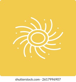 Black Hole vector icon. Can be used for printing, mobile and web applications.