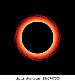 Black hole - Vector Illustration