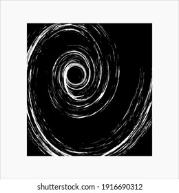 Black hole vector.Space ,drawing.Circle dark.