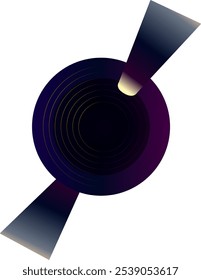 Black holes swirling around in space