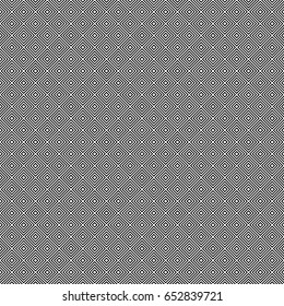Black hollow rhombuses tessellation on white background. Seamless surface pattern design with diamonds ornament. Checkered wallpaper. Mosaic motif. Digital paper for textile print, page fill. Vector.