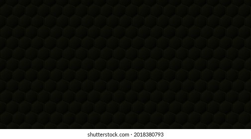 Black honeycomb mosaic. Vector illustration. 