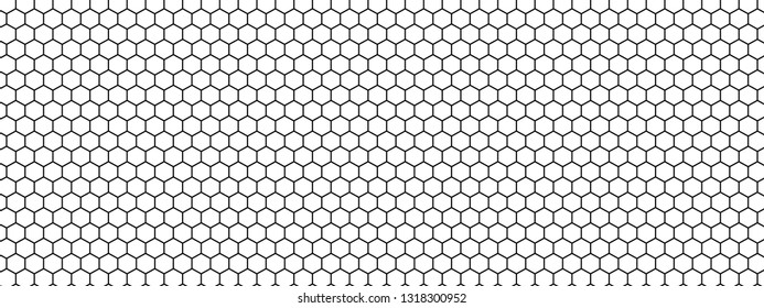 Black honeycomb on a white background. Isometric geometry. 3D illustration