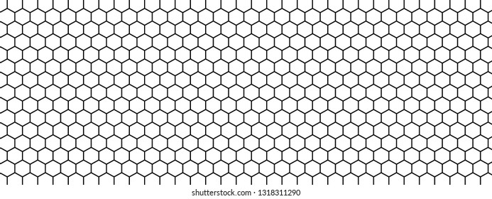 Black honeycomb on a white background. Isometric geometry. 3D illustration