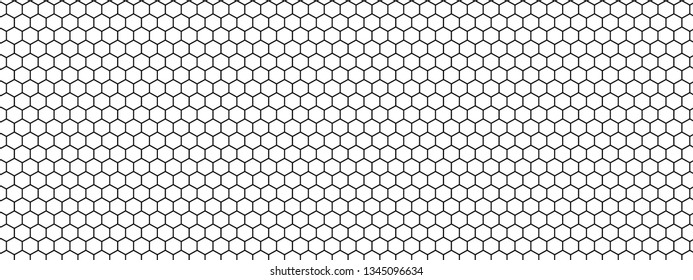 Black honeycomb on a white background. Isometric geometry. 3D illustration