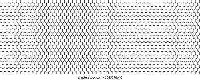 Black honeycomb on a white background. Isometric geometry. 3D illustration