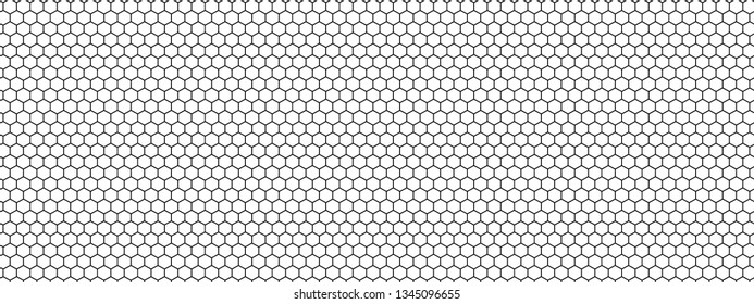 Black honeycomb on a white background. Isometric geometry. 3D illustration