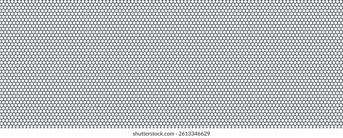 Black honeycomb on a white background. Isometric geometry. 3D illustration Eps 10