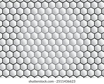 black honeycomb white seamless pattern