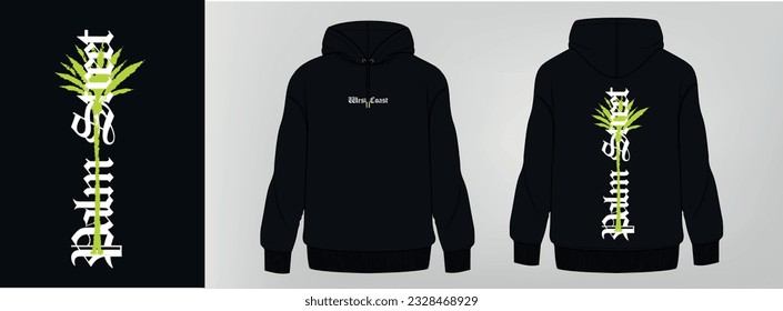 black hoodie, art design, template