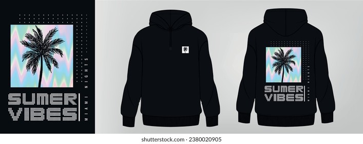 black hoodie, art design, template