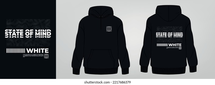 black hoodie art design, urban design