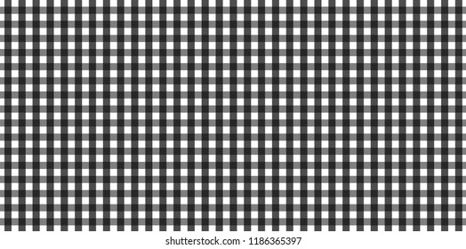 Black horizontal Gingham pattern. Texture from rhombus/squares for - plaid, tablecloths, clothes, shirts, dresses, paper, bedding, blankets, quilts and other textile products.