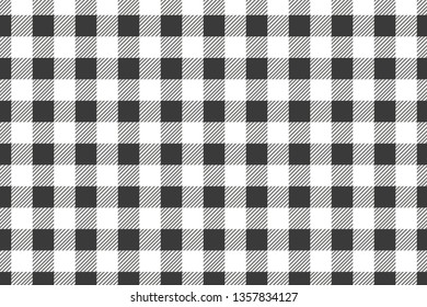 Black horizontal Gingham pattern. Texture from rhombus/squares for - plaid, tablecloths, clothes, shirts, dresses, paper, bedding, blankets, quilts and other textile products.