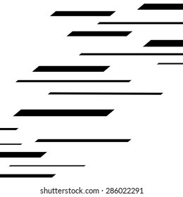 black horizontal strokes on a  white background