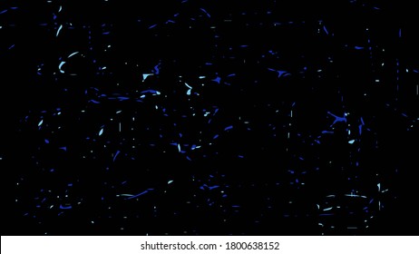 Black horizontal trendy background with glowing partcles. Perfect dark wallpaper, backdrop for business, social media, web.