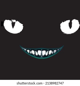 Arte de ilustración vectorial de Black Horror 