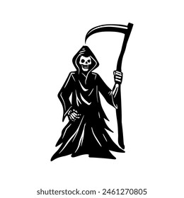 black horror illustration dark art vintage drawing retro spooky creepy pasta ghost zombie icon logo design