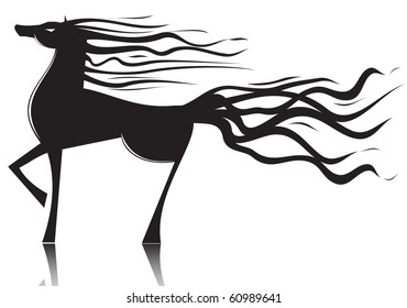 black horse