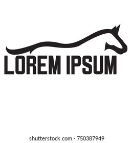 black horse