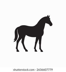 Imagem de animal da arte do cavalo preto