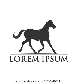 Black Horse Logo Design