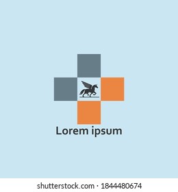 Black Horse Minimal Logo Vector 