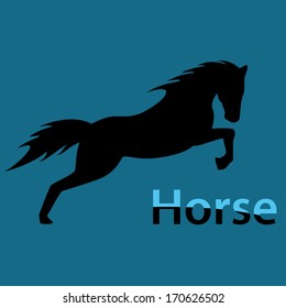 Black horse symbol
