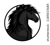Black Horse Vector