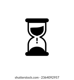 icono de cristal negro, reloj antiguo