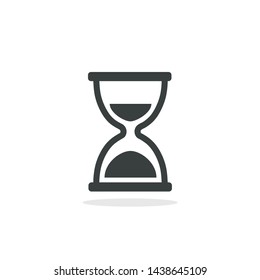 Black Hourglass Vector Image Icons