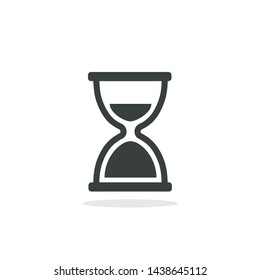 Black Hourglass Vector Image Icons