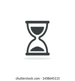 Black Hourglass Vector Image Icons