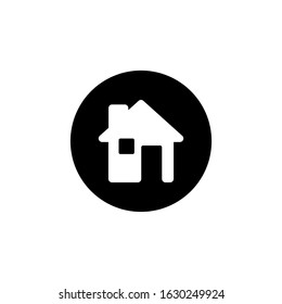 Black House Logos And Symbols Illustration Stock Icon