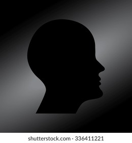 Black human profile picture
