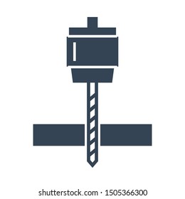 black icon drilling, industry tool