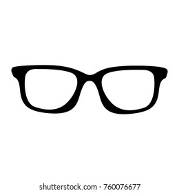 black icon glasses cartoon