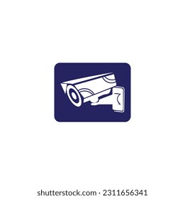 Black icon illustration for  camera .CCTV icon vector illustration in solid style about internet of things for any projects, use for website mobile app presentation.