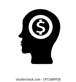 Black icon for investment theme, investment vector collection.