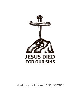 ícono negro de uñas jesus aisladas en fondo blanco 